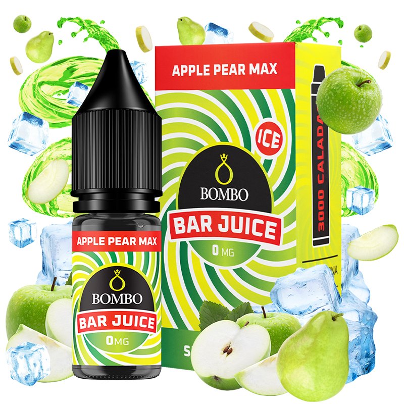 Bombo Bar Juice Apple Pear Max Ice 10ml 0mg