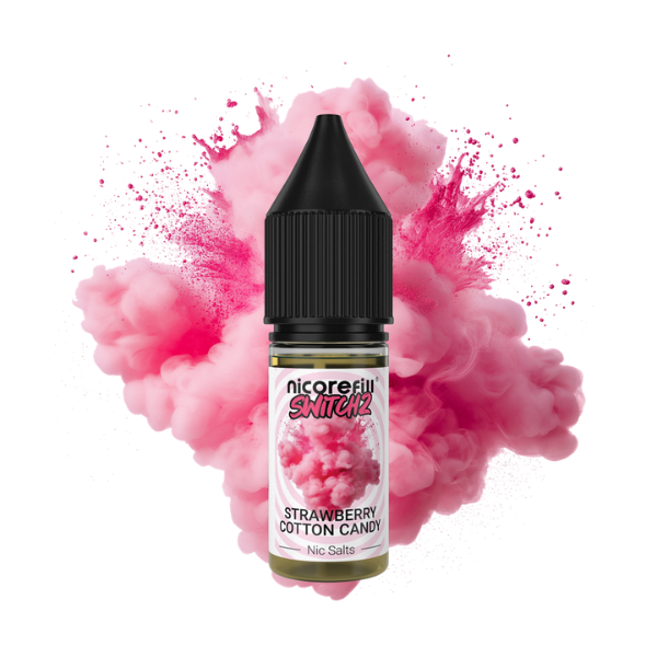 Nicorefill Strawberry Cotton Candy 10ml (Switch 2)